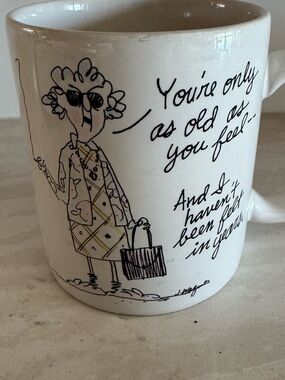 Hallmark White Mug with Black Handwritten Print